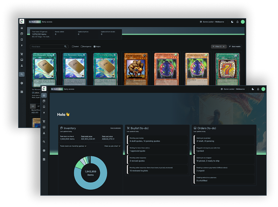 Game Locker Shop on desktop
